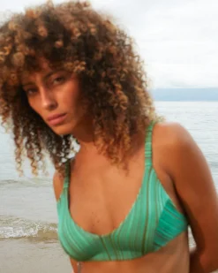 Bobby Bikini Top - Coastal Rib
