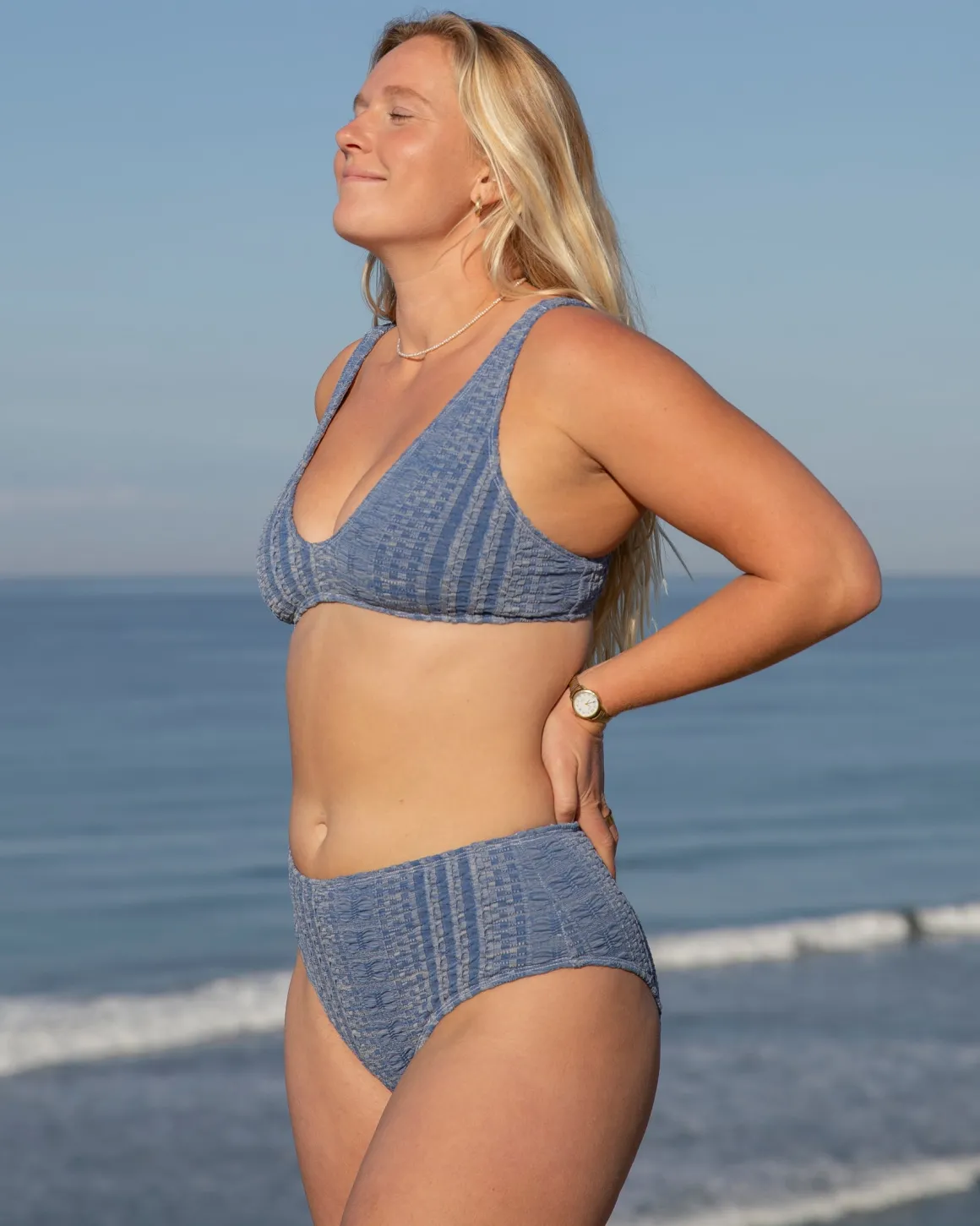 Brasilia High Waist Bikini Bottom - Petra