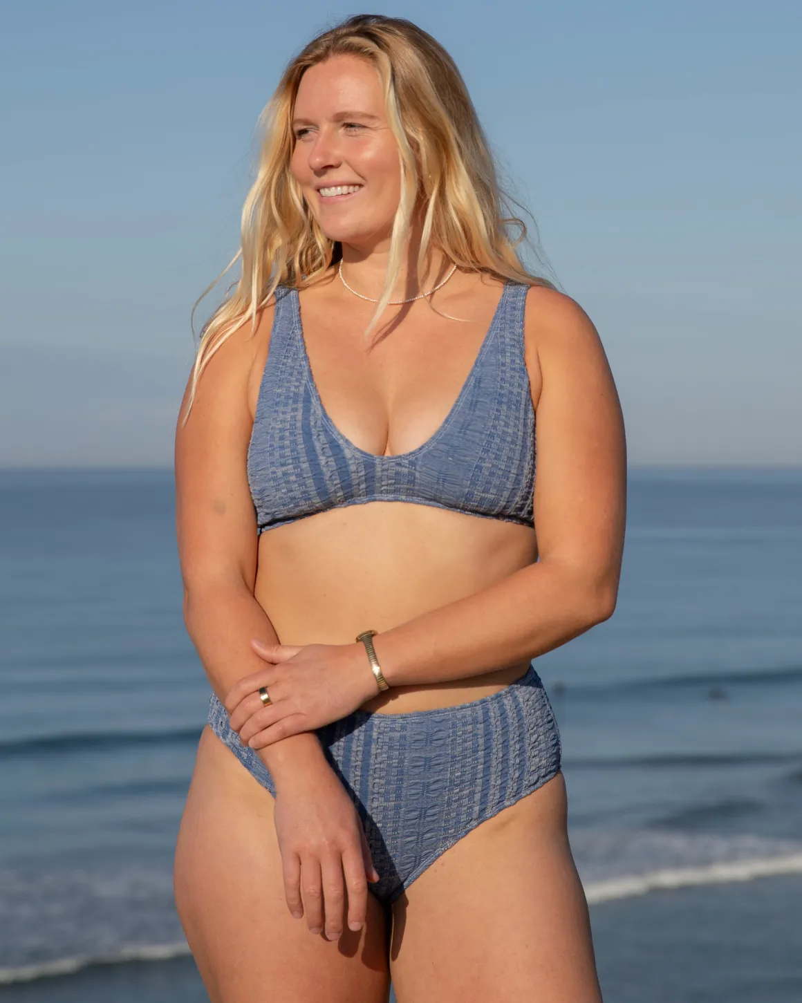 Brasilia High Waist Bikini Bottom - Petra