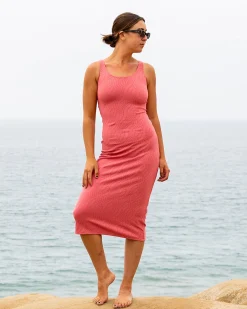Delilah Dress - Flamingo