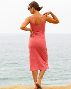 Delilah Dress - Flamingo