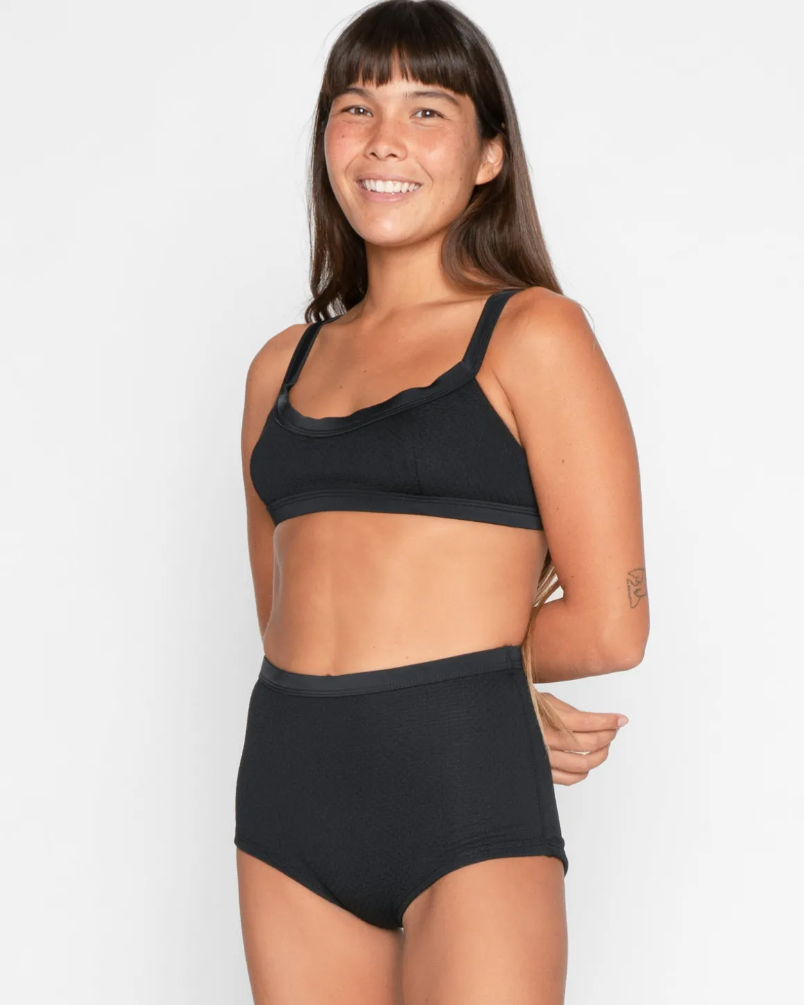 Flor Bikini Top - Jet