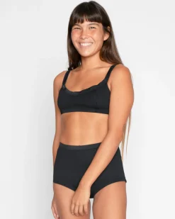 Flor Bikini Top - Jet