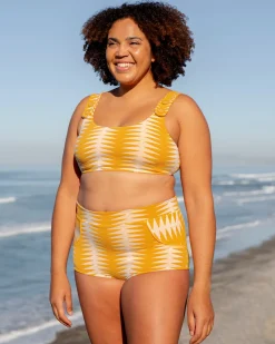 Georgia Bikini Top - Areia Gold