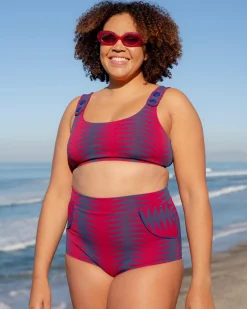 Georgia Bikini Top - Night Plum