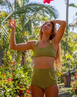 Georgia Bikini Top - Shamrock