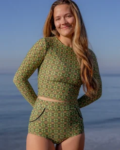 Palomar Crop Top Rashguard - Ecuador