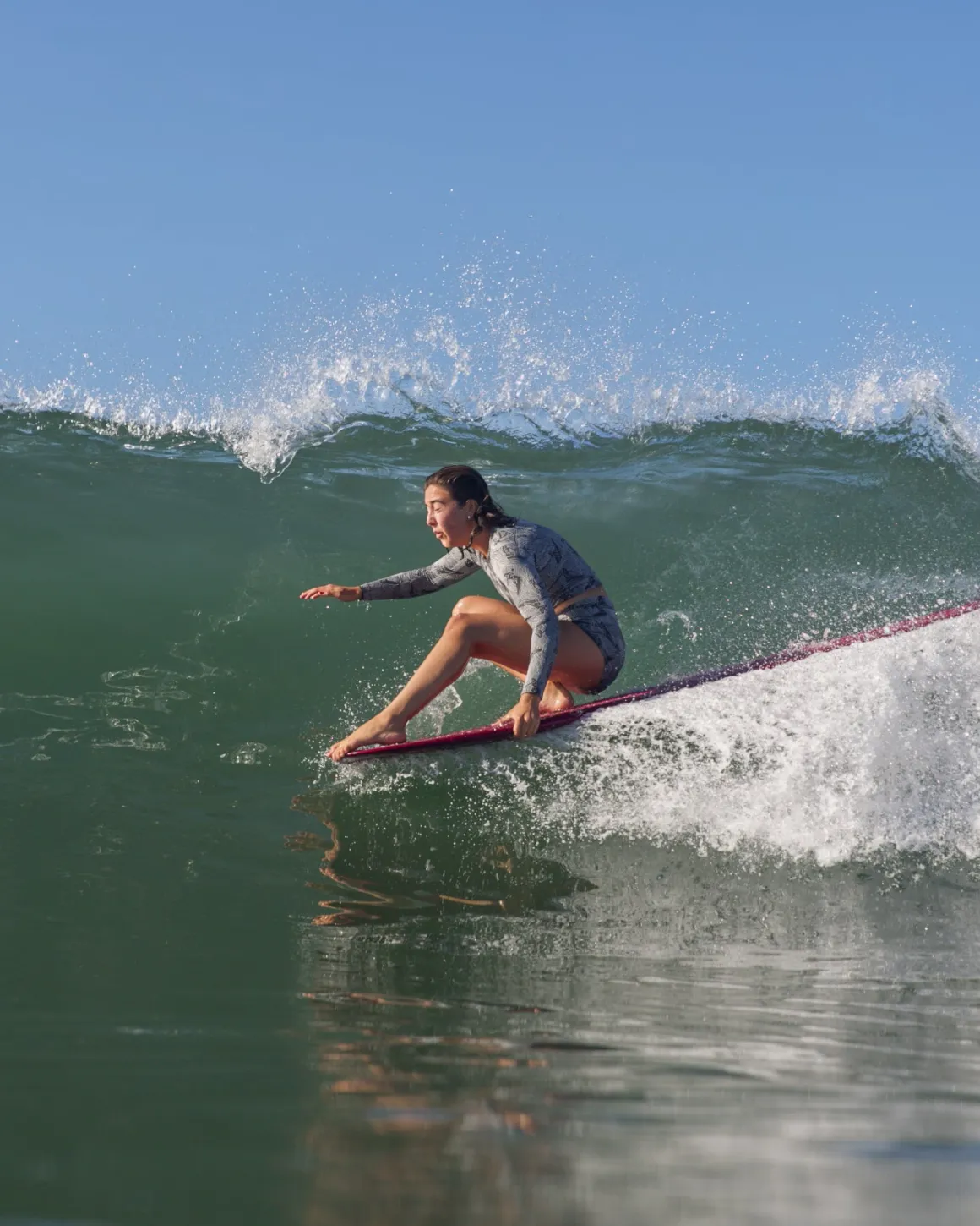 Palomar Crop Top Rashguard - Night Glide