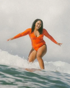 Valentina Surf Suit - Mandarina