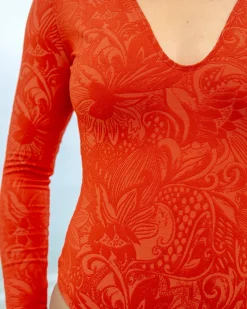 Valentina Surf Suit - Mandarina